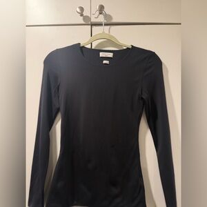Aritzia Classic Black Long Sleeve Tee